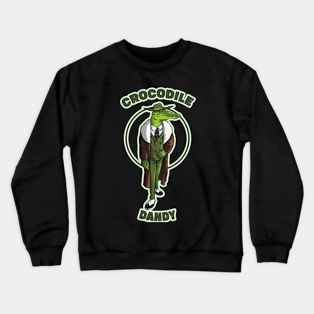 Crocodile dandy Crewneck Sweatshirt by TomiAx